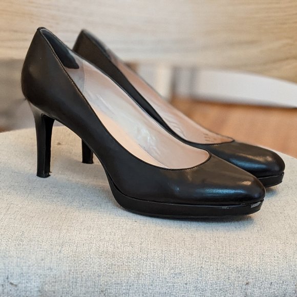 CALVIN KLEIN ODETTE LEATHER PUMP SZ 10 - Picture 2 of 3